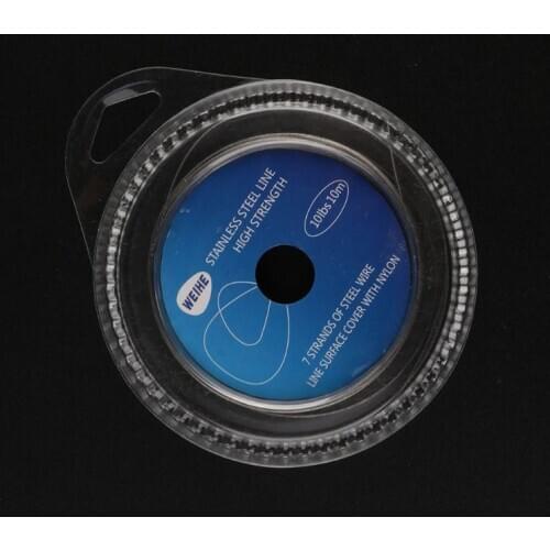 Stainless Steel Wire Lures Leader Trace Fishing Lines Accessories 10m 7 Strands