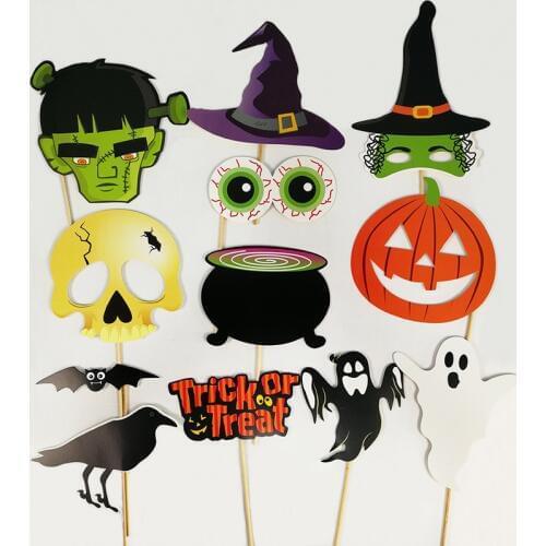 LIFE MAGIC BOX Halloween Photo Props New Party Funny Ghost Witch Hat Pumpkin Party Supplies