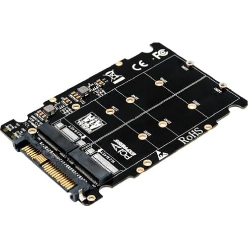 M.2 (Key M / B) To U.2 SFF 8639 Adapter For M.2 NVME SATA SSD