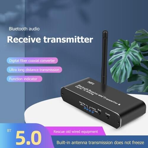 Music Adapter Transmitter Audio Receiver D09 Bluetooth Receiver Transmitter Digital Optical to Analog Audio Converter