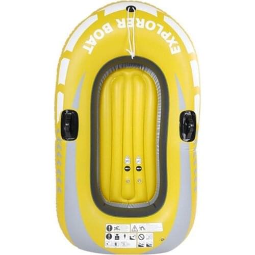 Hot Inflatable Fishing Boat Professional Outdoor Sport Tool Canoe 1-2 Person PVC Stream Kayaking Rubber Boats Convenient Boating