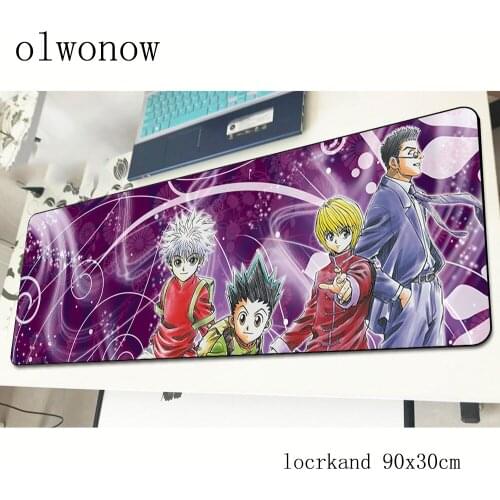 HUNTERxHUNTER mousepad 900x300x2mm Professional gaming mouse pad gamer mat Domineering game computer desk padmouse play mats