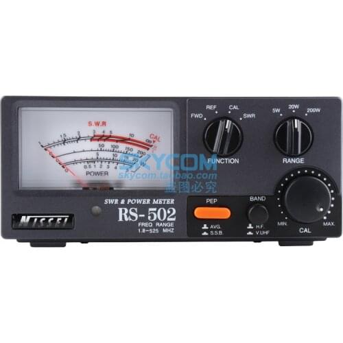 Original NISSEI RS-502 Watt Tester 1.8-525Mhz HF VHF UHF Radio Communication Transceiver Power SWR Meter