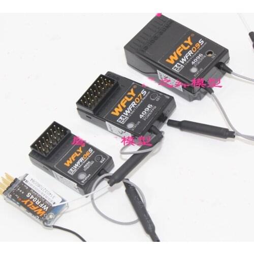 Original WFLY 2.4G Receiver WFR04S WFR06S WFR07S WFR09S for 4CH 6CH 7CH 9CH Remote Control for RC Model Free Shipping