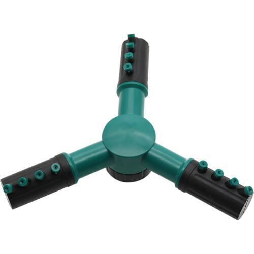 Garden Sprinklers Rotary Automatic Water Sprayer 3 Nozzle Pipe Watering Lawn Irrigation System Sprinkler 20 Pcs