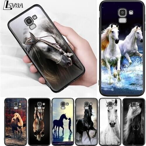 Running Horse Animal For Samsung Galaxy J2 J3 J4 Core J5 J6 J7 J8 Prime duo Plus 2018 2017 2016 Silicone Phone Case