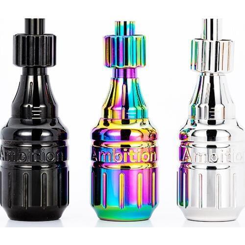 CNC Steel Adjustable 32MM Cartridges Tattoo Machine Grips Hawk Grip Tattooing Permanent Makeup Equipment Free Shipping