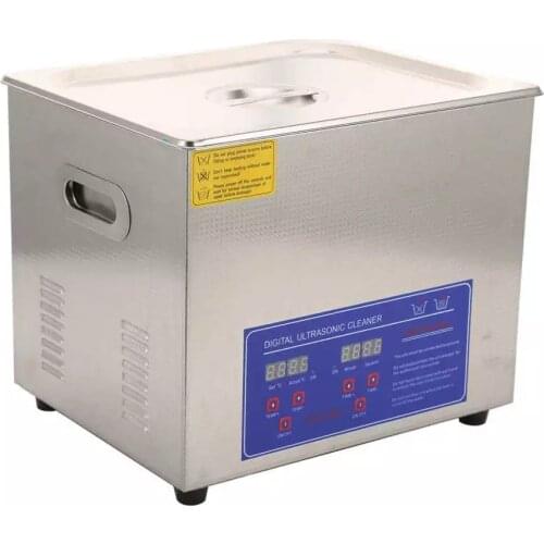 Powerful Stainless Steel Ultrasonic Cleaner 10L Liter 300W Digital Timer Heater