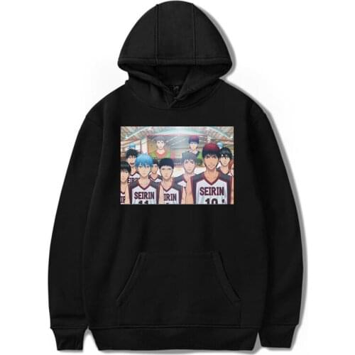 Japanese Kuroko No Basket cool Anime Men Hoodies women Graphic Streetwear Winter leisure Fashion Unisex Long Sleeve Sweatshirts