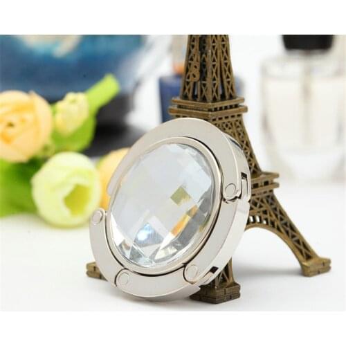 Lady Classical Fold Handbag Bag Purse Hook Pure Hanger Holder Gift 10 Colors Hangers