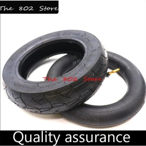 10X2.50 10inch Outer Tyre and Inner Tube with bent valve 45 Degree valve Pneumatic Tire for Baby Stroller Pram Scooter