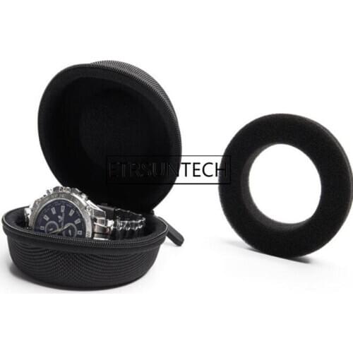 50pcs Watch Storage Case Protective EVA Jewelry Single Accessories Zipper Box Pouch Cover Coin Bag Travel Portable