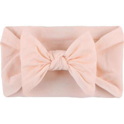 9 Pcs/lot Turban Bows Headband For Baby Girls Headwraps Elastic Toddler Nylon Headwear Baby Hair Accessories Bow Headband