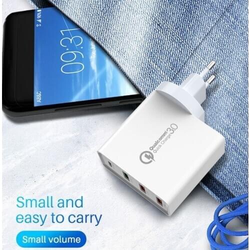 Quick Charge 3.0 PD Type-C USB Charger for iphone X 7 Xiaomi Samsung s10 Huawei Tablet Multi Universal Wall Fast Charger Adapter