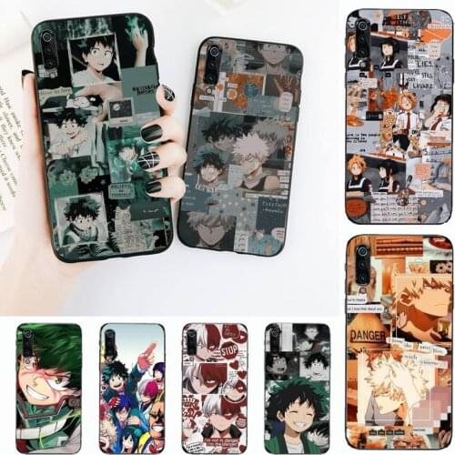 Anime My Hero Academia Deku Bakugou Boku No Hero Academia Phone Case For Redmi 7 8 9 A K20 30 Pro Note 8 9 Pro 9s 10