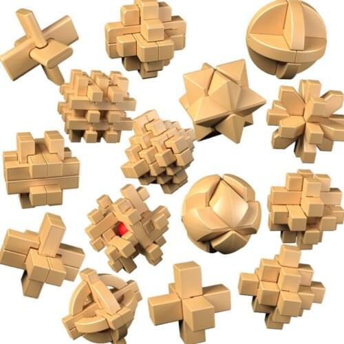 Kids Educational Toys Smart Luban Lock 24 Complete Set High Quality Gifts Intelligence Toys Set For Children