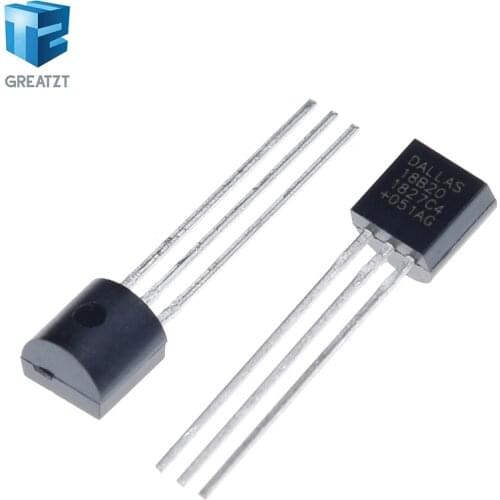 100pcs/lot Sensor Electronic chip DS18B20 TO-92 18B20 chips Temperature Sensor IC 18b20 diy electronic