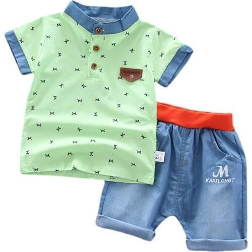 New Summer Baby Girls Clothes Children Boys Casual Cotton T Shirt Shorts 2Pcs Sets Toddler Fashion Outfits Kids Tracksuits