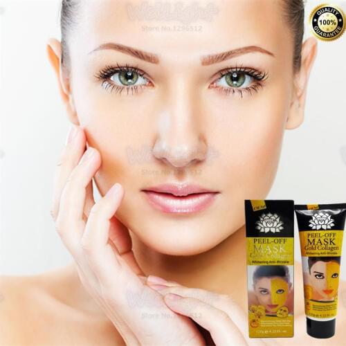 Gold Powder Mask For all skin type Scars Acne Control SPA Rose/Pearl/Lavender/Mint/Chamomile/Grape seed/ Hydra Collagen 120g