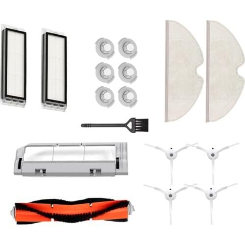 Brush Cover / Hepa Filter / Mop Cloth / Water Tank Filter for Xiaomi Roborock S5 S6 Max S50 E25 E4 C10 P50 T6 T7 Robot Vacuum