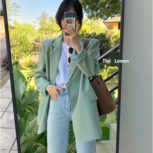 Lucyever Women's Long Blazers