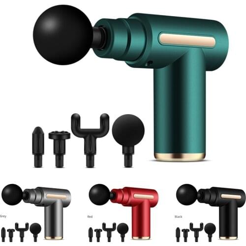 Massage Gun Deep Tissue Percussion Muscle Massager For Pain Relief Fascia Gun Electric Body Massager