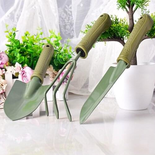 Mini Seedling Multifunctional Gardening Three-piece Set Small Shovel, Rake, Shovel, Succulent Potted Planting Flower Gadget