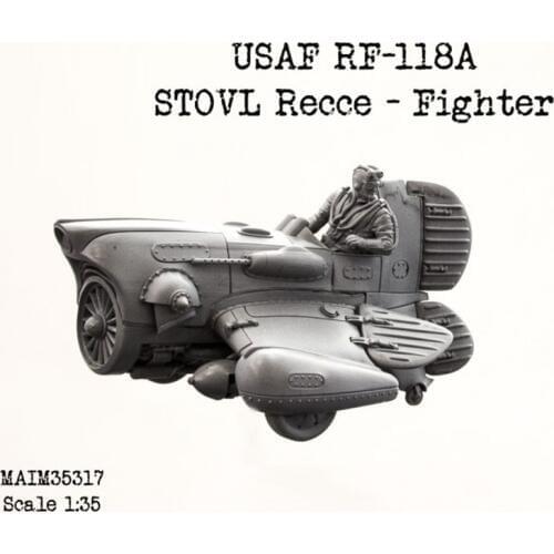 Crazy King1/35 resin soldier model World War II US Air Force RF-118A package GK white model hand 271