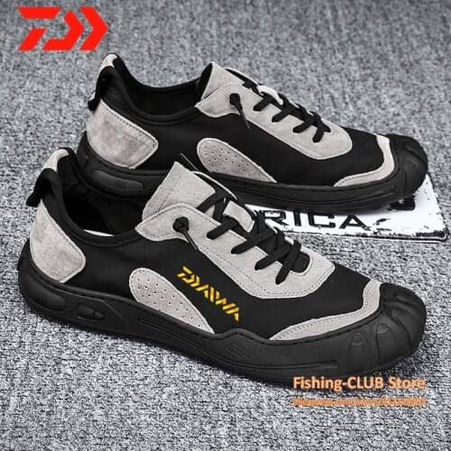 2021 New Daiwa Fishing Shoes Men Outdoor Wading Shoes Climbing Shoes Outdoor sports Dawa Fishing Waterproof Non-slip Hiking Shoe