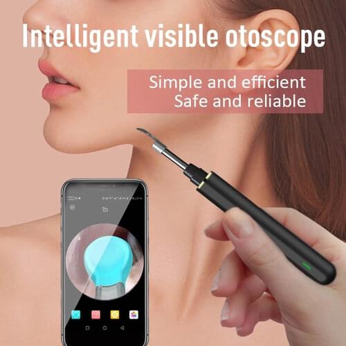 WIFI Wireless Ear Wax Removal Sticks Ear Care Flashlight Otoscope Visual Ear Swab Led Ear-Cleaner-For-Ear-Wax- Removal AIFREE