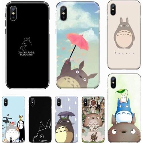 Totoro Hot Anime Studio Ghibli Pattern coque cover Phone Case For iphone 12 mini 5 5s 5c se 6 6s 7 8 plus x xs xr 11 pro max