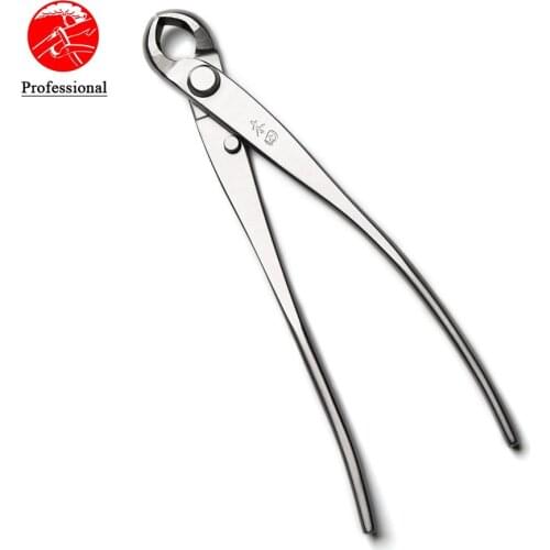 Professional grade 180 mm knob cutter concave edge cutter 4Cr13MoV Alloy Steel bonsai tools made by TianBonsai