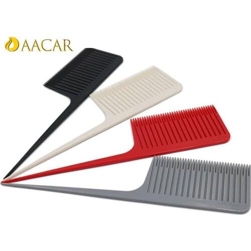 1pcs Foiling Hair Comb for Dyeing Tail Combs Brush Separate Parting for Hair Comb ABS Weaving Highlighting