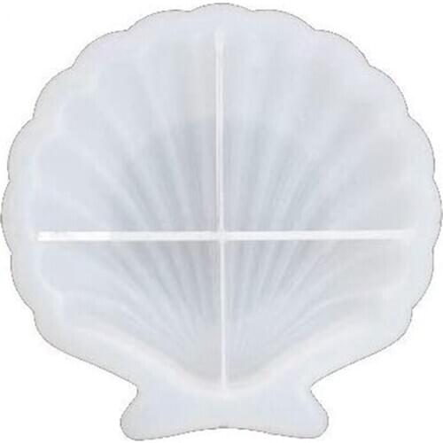 Handmade Cute Dish Resin Mold Jewelry Making Tools Shell Plate Silicone Resin Casting Dish Mould
