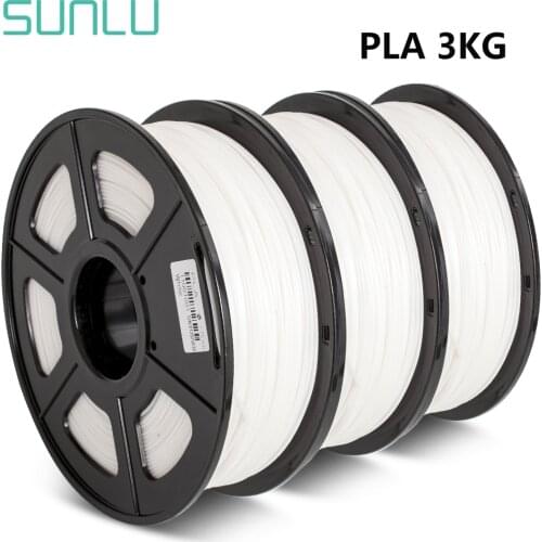 SUNLU PLA Filament 1kg/roll 3D Printing Filaemnt pla 3 rolls Material For 3D Pen PLA Filament Extruder Consumable