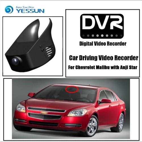 YESSUN for Chevrolet Malibu with Anji Star Car DVR Driving Video Recorder Mini Control APP Wifi Camera Registrator Dash Cam