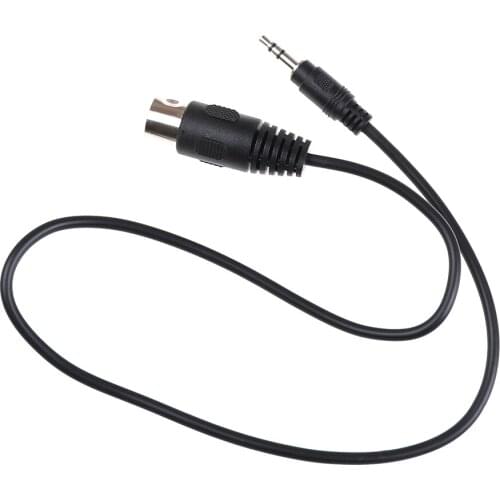 1PCS 50cm 0.5m DIN 5 Pin Din MIDI Male Plug To 3.5mm Male Stereo Jack Audio Cable