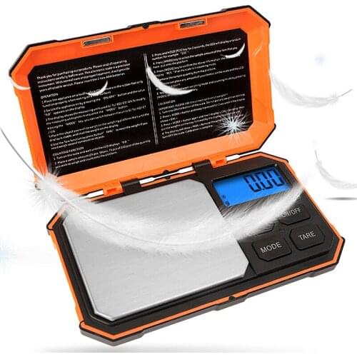 100g / 200g / 500gX 0.01g Portable High Precision Electronic Scale Digital Jewelry Gold Pocket Scale Kitchen Scale Весыкухонные