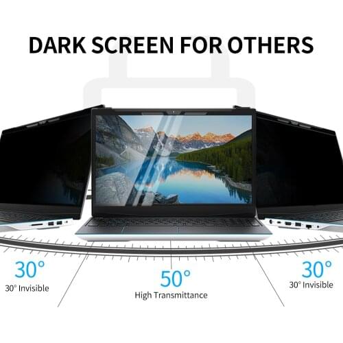 Hanging Privacy Screen Filter Anti UV Screen Protector High-transmittance Eye Protection Privacy Filter Film for 15.6'' Laptop