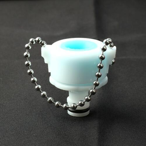 2pcs 1/2 Inch Garden Hose Universal Fittings White and Blue with Beads Irrigation Connectors