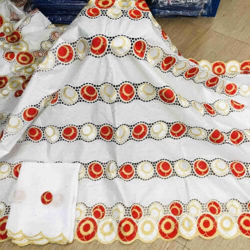 2021 Latest African Bazin Riche Fabric Cotton Guinea Brocade Fabric Tissu Africain Basin Riche Brode Most Popular Lace 7yards