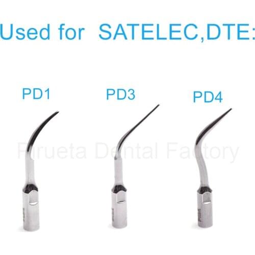 3 PCS Dental scaling perio Tips PD1,PD3,PD4 for satelec SATELEC DTE ,used for Ultrasonic Scaler Handpiece Teeth Whitening