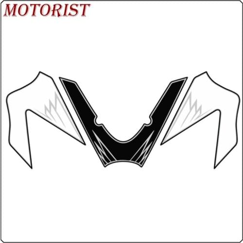 MOTORIST Front Fairing Motor Number Board 3D Gel Protector for HONDA CBR600 F-SPORT 2000-2002