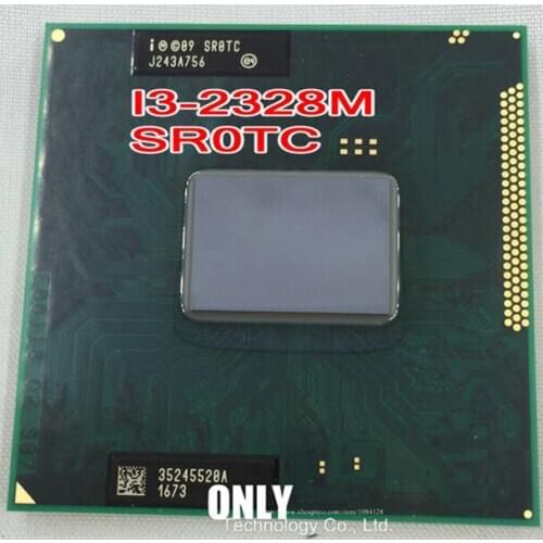 Free shipping Laptop CPU I3 2328M 2.2G / 3M SR0TC genuine PGA notebook CPU support HM65