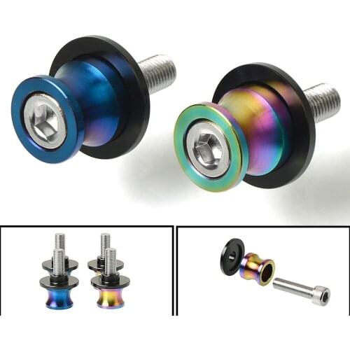 Free shipping Motorcycle accessories CNC Swingarm Sliders Spools For kawasaki z750 Z800 Z900 bmw r1200gs s1000rr r1200gs