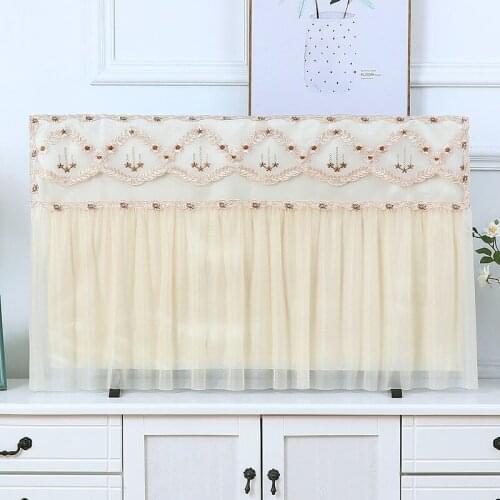 Computer Cover Boot Without Hanging TV Cover Lace 32 "55" TV Cabinet Cover Cloth Computer Decoration