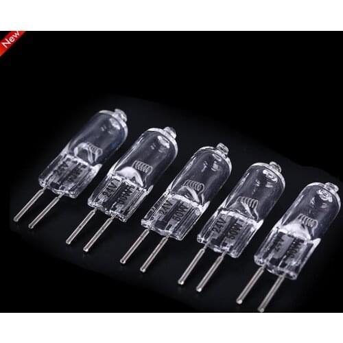 5PCS Halogen G5.3 24V Lamp 35W / 50W Halogen Light Warm Bulb Base Clear Halogen Inserted Crystal Lamp