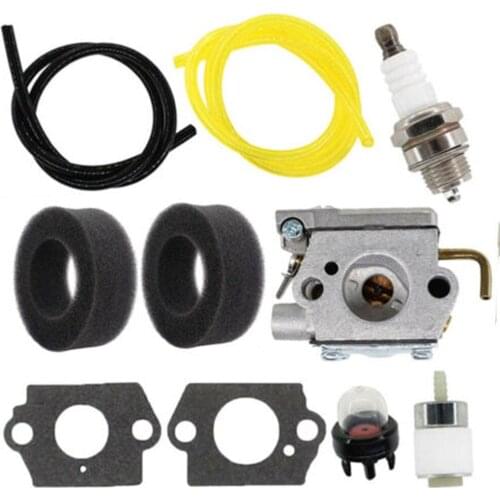 Carburetor Kit For Ryobi Trimmer Edger Atom 101 103 410 Lawn Edger A31 For Walbro WT-682-1 WT-682 WT-827 WT-827-1 753-05133