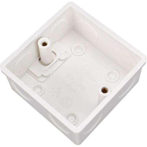 50mm 86 Type Cassette Thickened PVC Hiding Stash Wire Junction Box Universal Concealed Wall Socket Switch Bottom Box