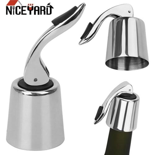 NICEYARD Kitchen Accessories Bottle Plug Stainless Steel Wine Stopper Barware Bar Tools